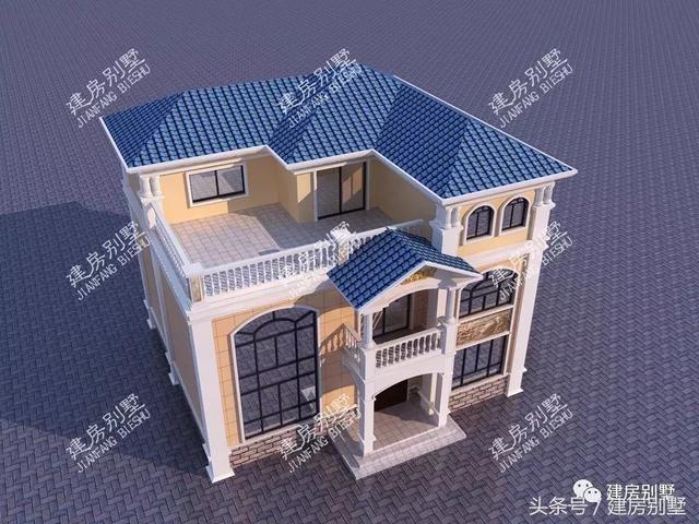 帶獨(dú)立廚房的三層別墅設(shè)計(jì)方案，農(nóng)村還是喜歡獨(dú)立廚房設(shè)計(jì)