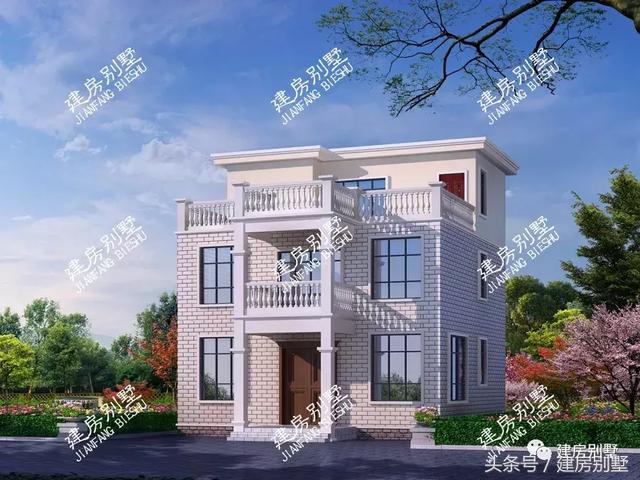 帶獨(dú)立廚房的三層別墅設(shè)計(jì)方案，農(nóng)村還是喜歡獨(dú)立廚房設(shè)計(jì)