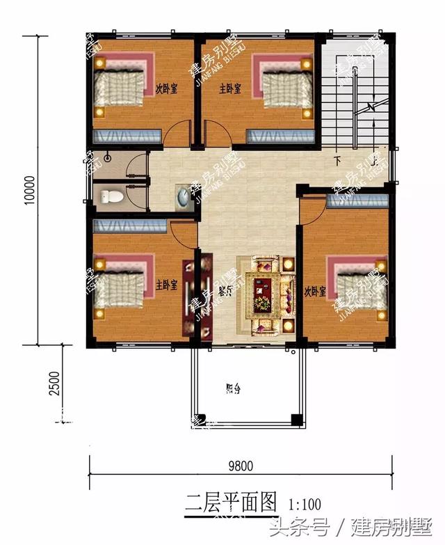 帶獨(dú)立廚房的三層別墅設(shè)計(jì)方案，農(nóng)村還是喜歡獨(dú)立廚房設(shè)計(jì)