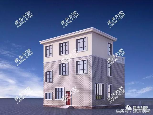 帶獨(dú)立廚房的三層別墅設(shè)計(jì)方案，農(nóng)村還是喜歡獨(dú)立廚房設(shè)計(jì)