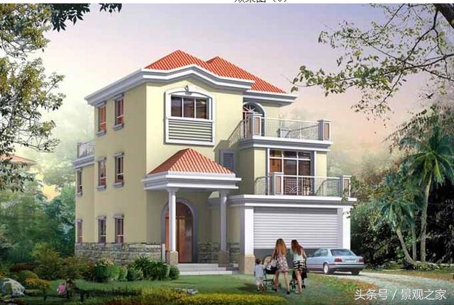 適合現(xiàn)代居住的三層住宅農(nóng)村房屋設(shè)計(jì)圖