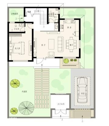 二層現(xiàn)代風格農村自建樓房，簡單時尚，造價非常低