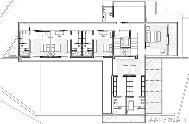海南設計很新穎的房子帶庭院和室內裝修設計圖