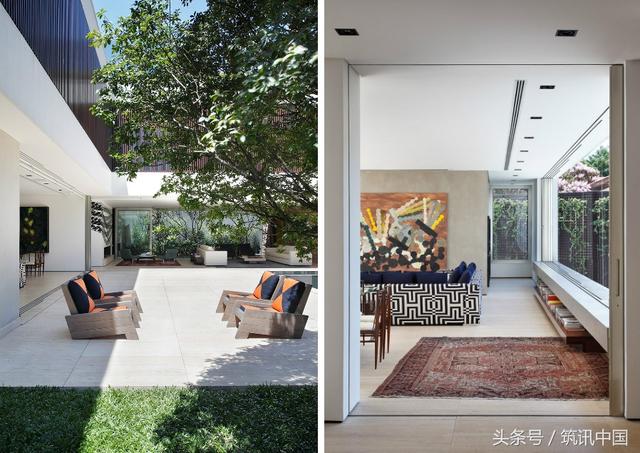 海南設計很新穎的房子帶庭院和室內裝修設計圖