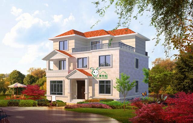 三層樓房設(shè)計(jì)圖包含全套施工圖紙，自建房效果圖