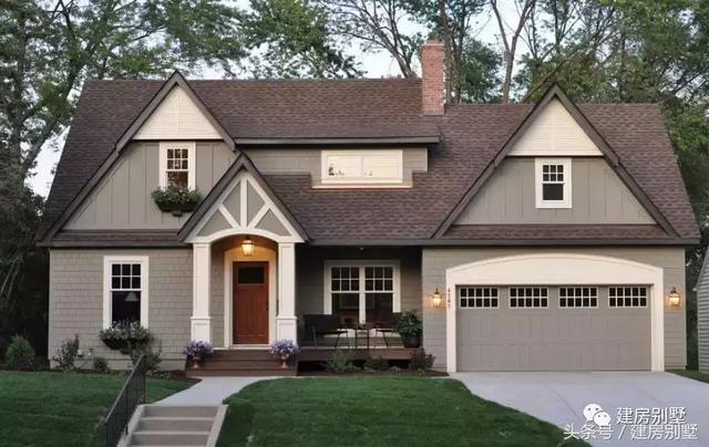 10棟比較純正的歐美風(fēng)格別墅外觀效果圖片，好看