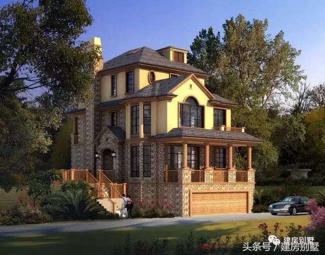 10棟比較純正的歐美風(fēng)格別墅外觀效果圖片，好看