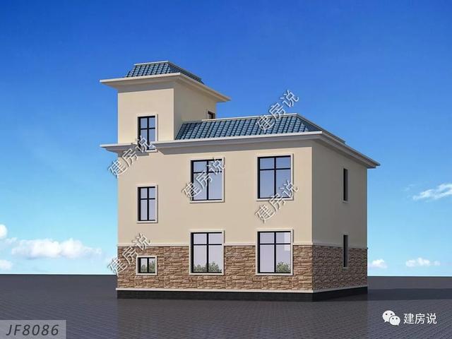 不攀比，只需20萬這幾套二層自建房圖紙隨意建