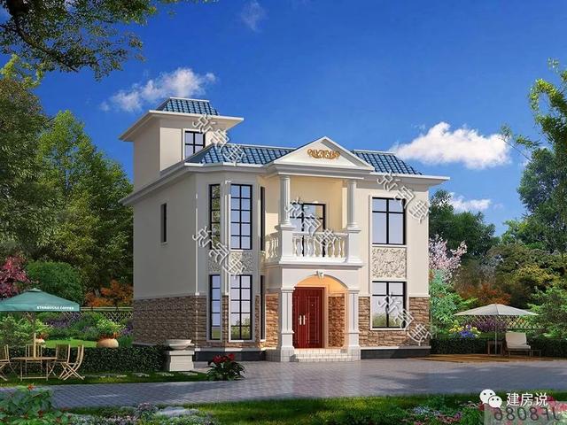 不攀比，只需20萬這幾套二層自建房圖紙隨意建