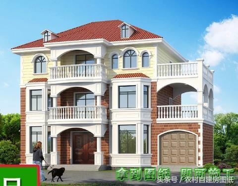 4款風(fēng)格不同的三層樓房設(shè)計(jì)方案圖，你喜歡哪種風(fēng)格？