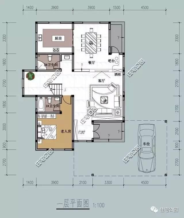 2套農(nóng)村帶車庫別墅，平頂實(shí)用還是坡頂實(shí)用？