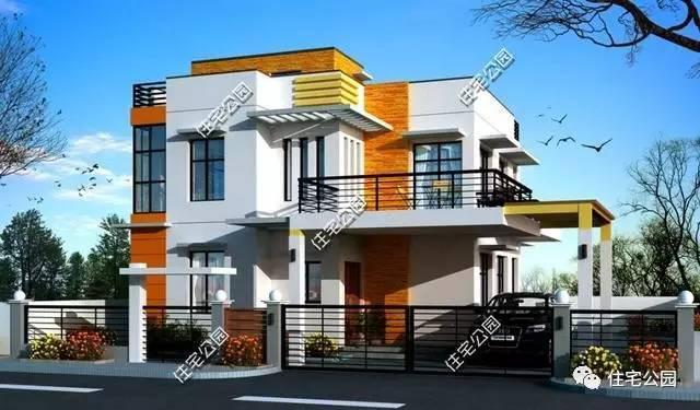 2套農(nóng)村帶車庫別墅，平頂實(shí)用還是坡頂實(shí)用？