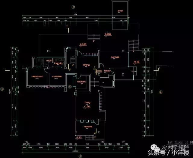 22x18米二層簡歐獨棟別墅，含施工+裝修圖！
