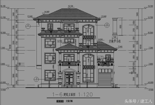 16米X13米四層高檔別墅設(shè)計方案！