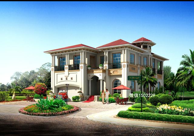 農(nóng)村小別墅設(shè)計(jì)圖 新農(nóng)村三層住宅設(shè)計(jì)圖 兩層自建別墅施工圖紙！