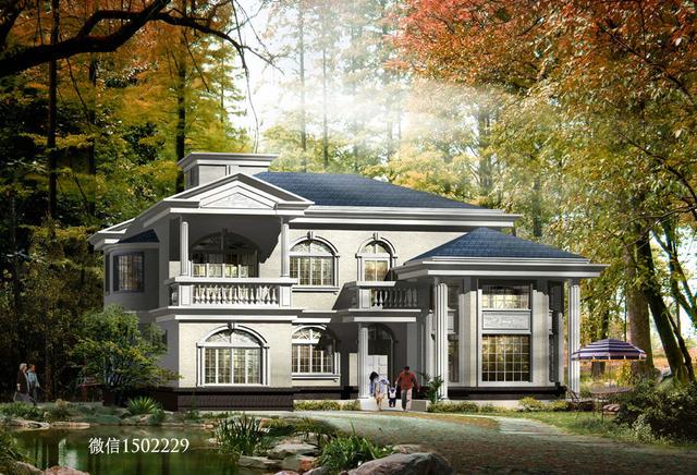 農(nóng)村小別墅設(shè)計(jì)圖 新農(nóng)村三層住宅設(shè)計(jì)圖 兩層自建別墅施工圖紙！