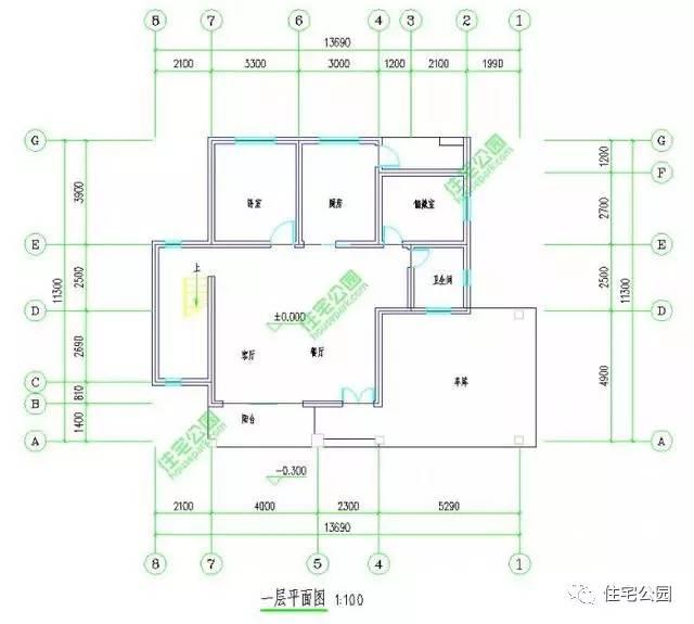2層農(nóng)村小戶型別墅，露臺車庫全都有，這樣的房子才實用！