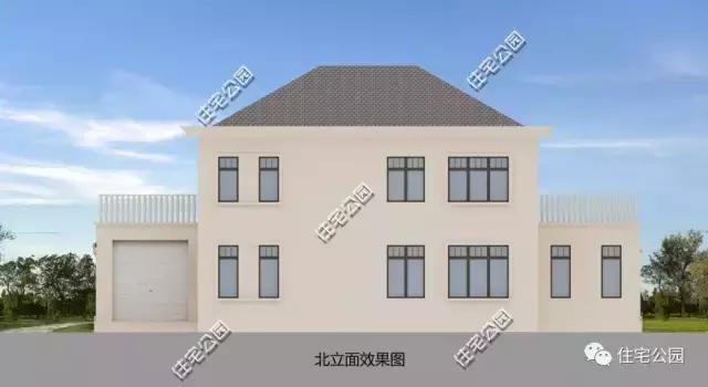 農(nóng)村自建歐式別墅21X12米，四平八穩(wěn)、潔污分離！