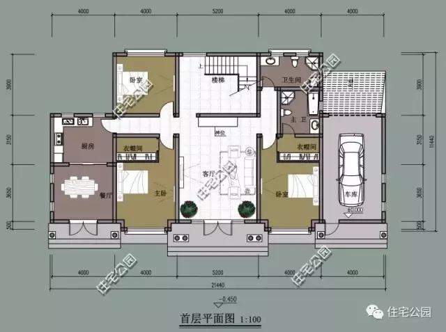 農(nóng)村自建歐式別墅21X12米，四平八穩(wěn)、潔污分離！