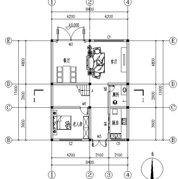 你看到后一定會很驚訝，這是開間僅為8米的三層別墅！