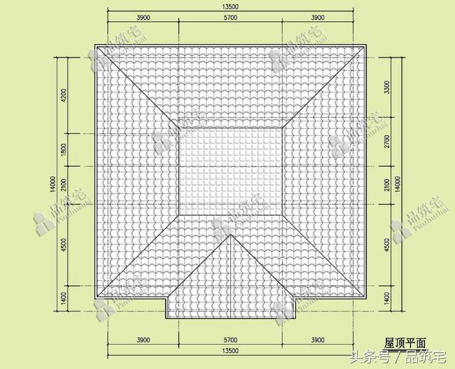 13×14米二層農(nóng)村別墅，帶土灶房，客廳大落地窗！