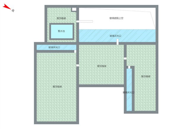 農(nóng)村現(xiàn)代別墅，屋頂帶蓄水池，簡約時(shí)尚，