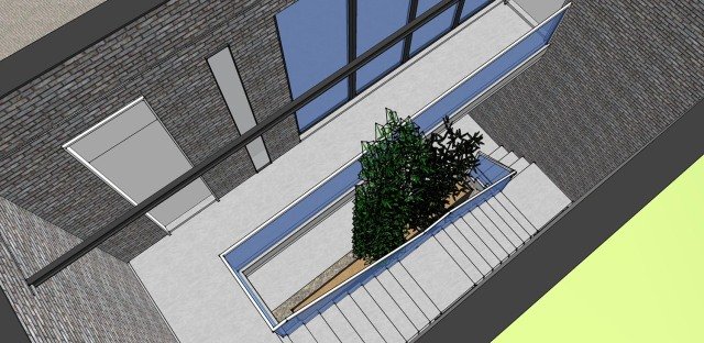 農(nóng)村現(xiàn)代別墅，屋頂帶蓄水池，簡約時(shí)尚，