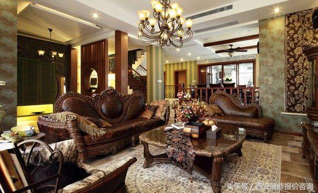 320平別墅經(jīng)典美式，20年奮斗付出才有的家！