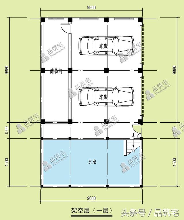 10×14米四層農(nóng)村別墅，帶魚池帶屋頂泳池！農(nóng)村土豪多??！