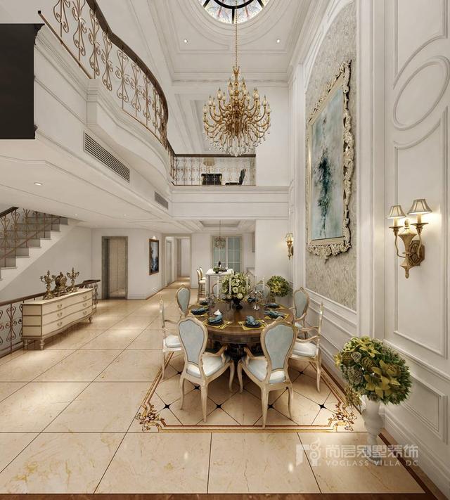 別墅裝修案例｜優(yōu)雅典范與奢華浪漫的完美融合！