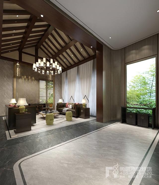 綠城富春和園玫瑰園｜別墅裝飾 中式風格設計！