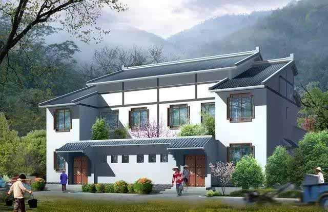 新中式農村雙拼別墅，帶院子每戶只要15萬，2套戶型各有所長！