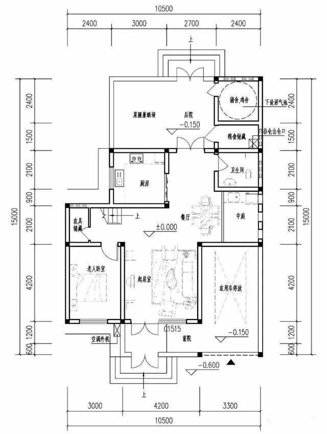 新中式農村雙拼別墅，帶院子每戶只要15萬，2套戶型各有所長！