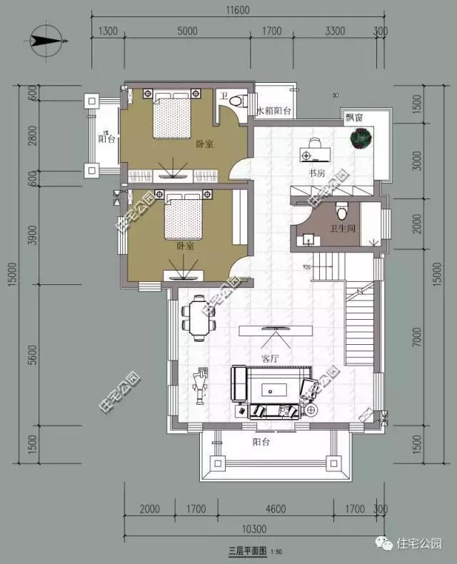 農(nóng)村自建3層別墅13X15米，獨(dú)立廚房、帶柴火房！