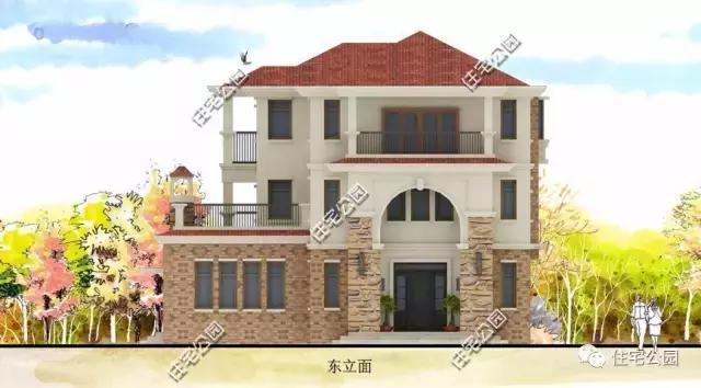 農(nóng)村自建3層別墅13X15米，獨(dú)立廚房、帶柴火房！