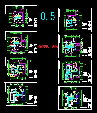 39萬建3層別墅！全套圖紙（建筑，結構，暖通，給排水，電氣）