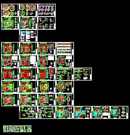 39萬建3層別墅！全套圖紙（建筑，結構，暖通，給排水，電氣）