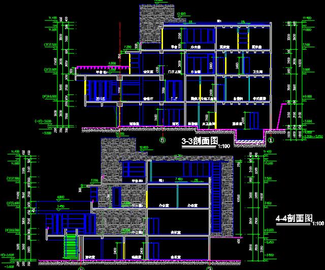 39萬建3層別墅！全套圖紙（建筑，結構，暖通，給排水，電氣）