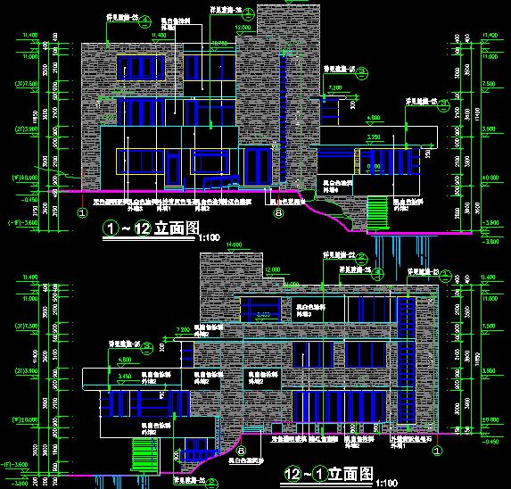 39萬建3層別墅！全套圖紙（建筑，結構，暖通，給排水，電氣）