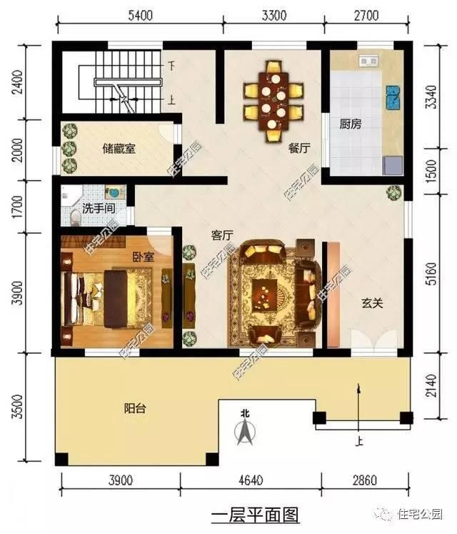 11X13米農(nóng)村自建別墅，紅磚這樣用，經(jīng)濟(jì)又漂亮！