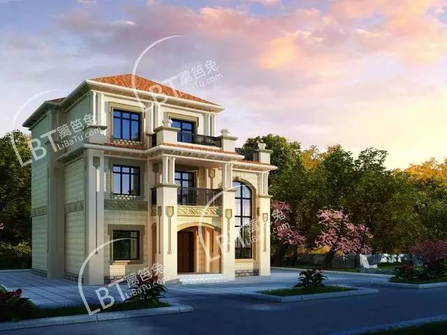 土豪自建三層別墅 8個臥室的新農(nóng)村自建房附全套施工圖紙！