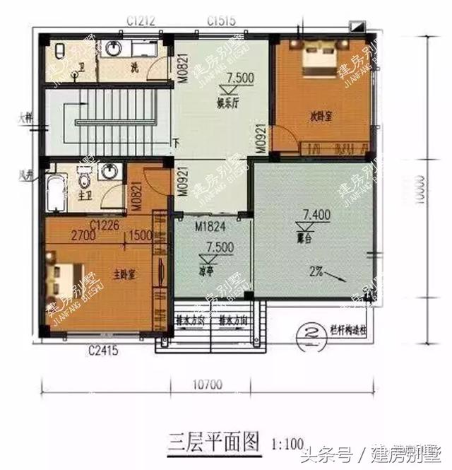 2套氣勢(shì)相當(dāng)?shù)娜龑觿e墅戶型圖，哪套更好？
