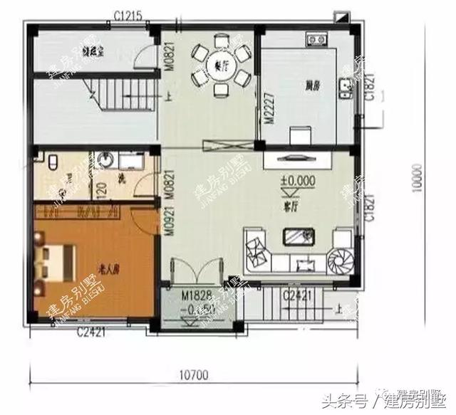 2套氣勢(shì)相當(dāng)?shù)娜龑觿e墅戶型圖，哪套更好？