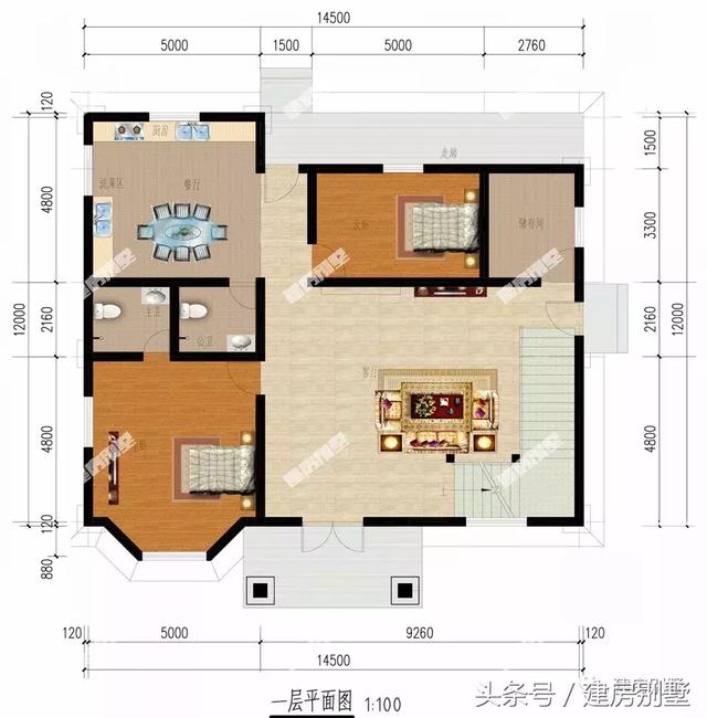 2套氣勢(shì)相當(dāng)?shù)娜龑觿e墅戶型圖，哪套更好？
