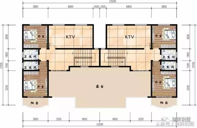 農(nóng)村兄弟倆自建樓戶型方案圖，1套二層1套三層隨便挑