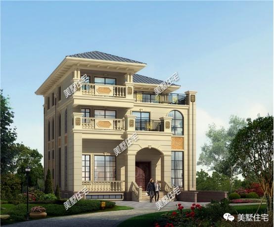 2款高逼格四層自建房戶型圖，在村里隨便建一棟別人一百年都難被超越