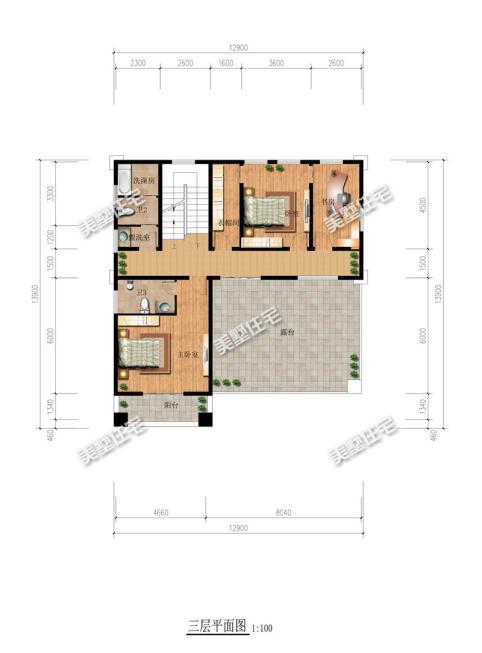 2款高逼格四層自建房戶型圖，在村里隨便建一棟別人一百年都難被超越