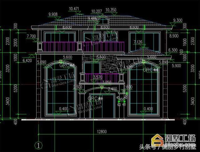 占地133平造價(jià)35萬農(nóng)村三層別墅戶型圖，帶洗衣房儲(chǔ)藏室