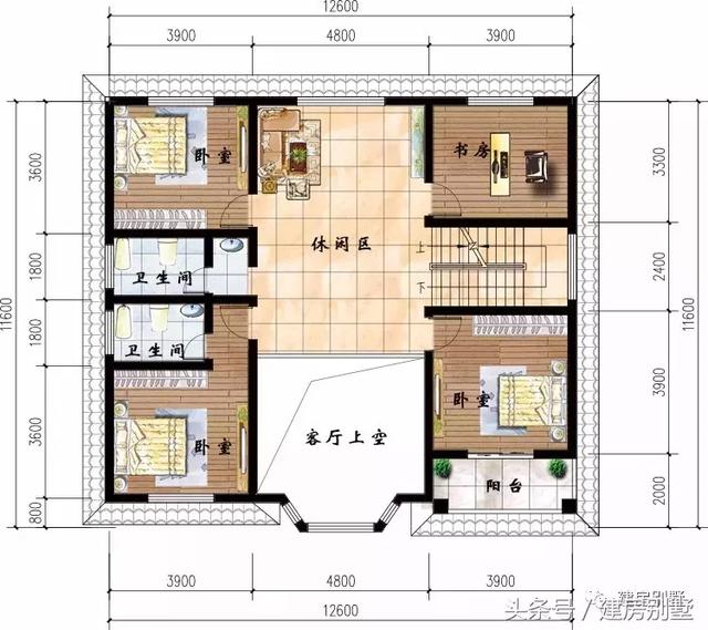 曬曬農(nóng)村自建的二層小洋樓，比效果圖還好看，附戶型平面圖