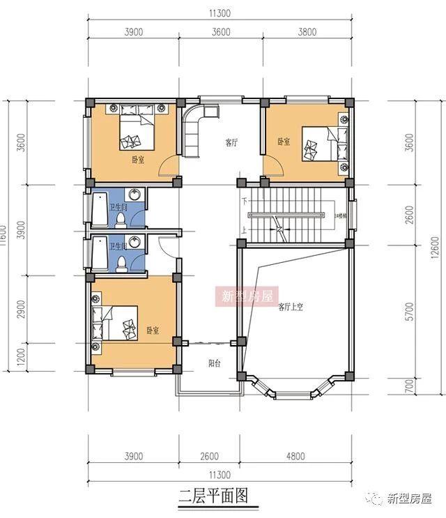農(nóng)村徽派別墅戶型方案集合！1層2層3層的全都有